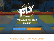 Tablet Screenshot of flytrampolinepark.com